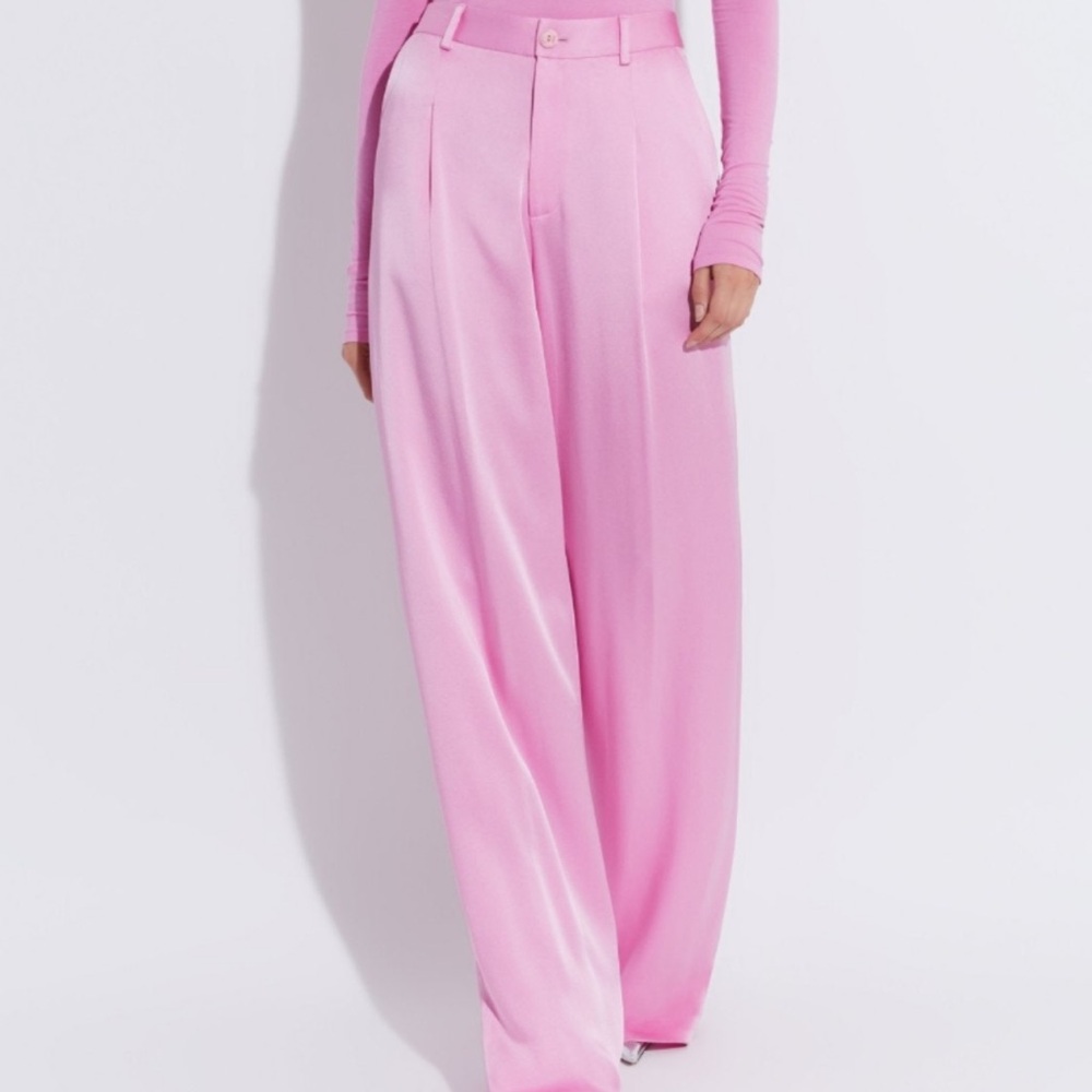 Lapointe satin wide leg style pants size 4